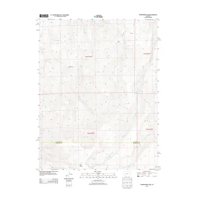 2013 Map of Powderhorn Lakes, 2013 Print