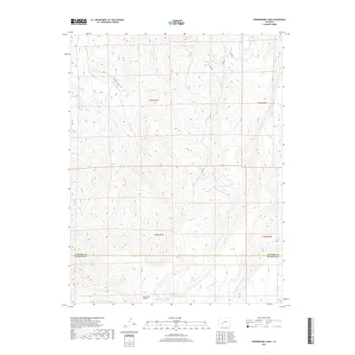2019 Map of Powderhorn Lakes, 2019 Print