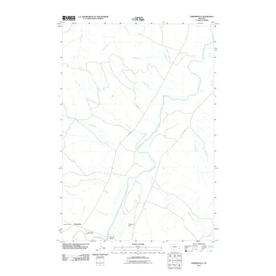 2011 Map of Powderville, 2011 Print