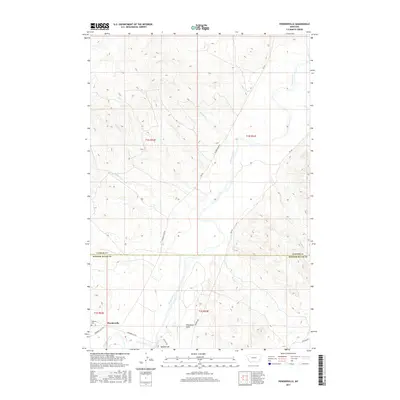 2017 Map of Powderville, 2017 Print