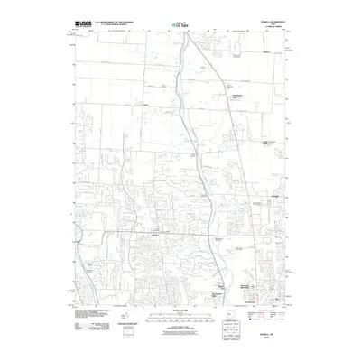 2010 Map of Powell, 2010 Print