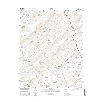 2016 Map of Powell, 2016 Print