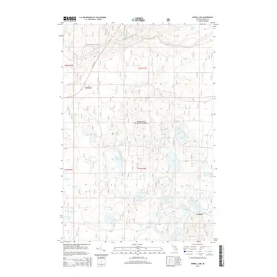 2014 Map of Powell Lake, 2014 Print