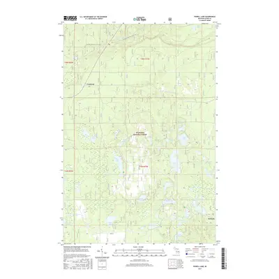 2017 Map of Powell Lake, 2017 Print