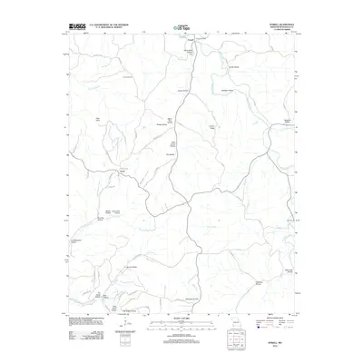 2012 Map of Powell, 2012 Print