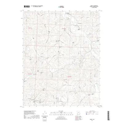 2017 Map of Powell, 2017 Print