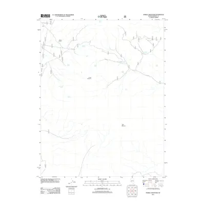 2011 Map of Powell Mountain, 2011 Print