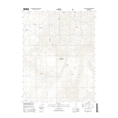 2014 Map of Powell Mountain, 2014 Print