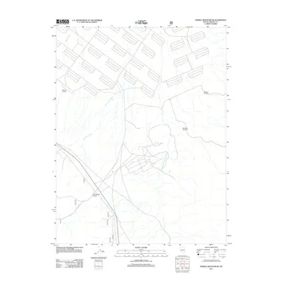 2011 Map of Powell Mountain NE, 2011 Print