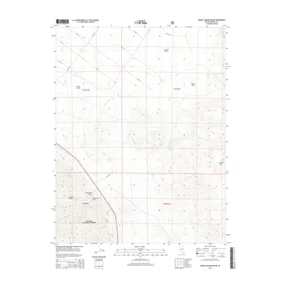 2014 Map of Powell Mountain NE, 2014 Print
