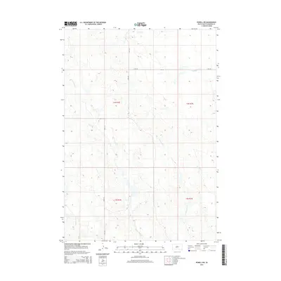 2015 Map of Powell NW, 2015 Print