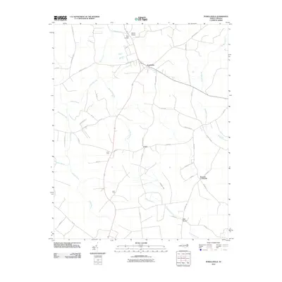 2010 Map of Powellsville, 2010 Print