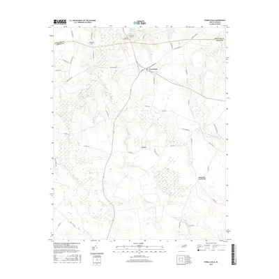 2016 Map of Powellsville, 2016 Print