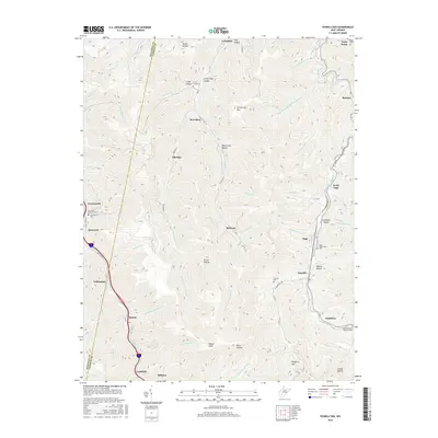 2016 Map of Powellton, 2016 Print
