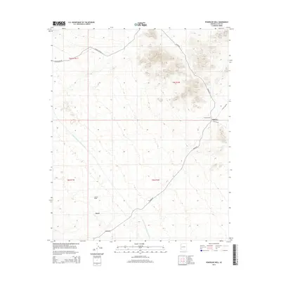 2014 Map of Powerline Well, 2014 Print