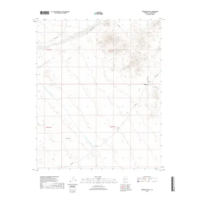 2018 Map of Powerline Well, 2018 Print