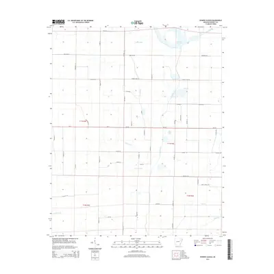 2014 Map of Powers Slough, 2014 Print
