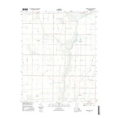 2017 Map of Powers Slough, 2017 Print