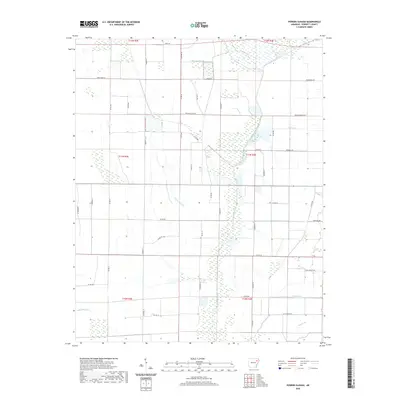 2020 Map of Powers Slough, 2020 Print