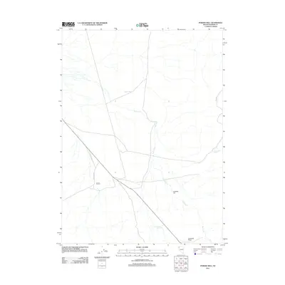 2011 Map of Powers Well, 2011 Print