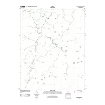 2010 Map of Powersburg, 2010 Print