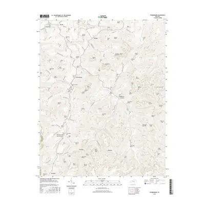 2016 Map of Powersburg, 2016 Print