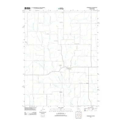2012 Map of Powersville, 2012 Print