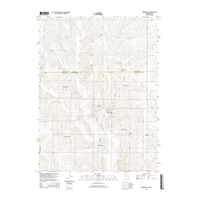 2014 Map of Powersville, 2014 Print