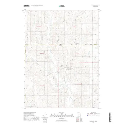 2017 Map of Powersville, 2017 Print