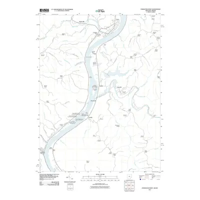 2011 Map of Powhatan Point, 2011 Print