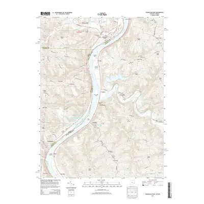 2013 Map of Powhatan Point, 2013 Print