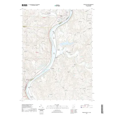 2019 Map of Powhatan Point, 2019 Print