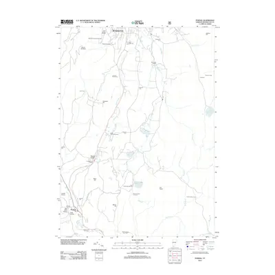 2012 Map of Pownal, 2012 Print