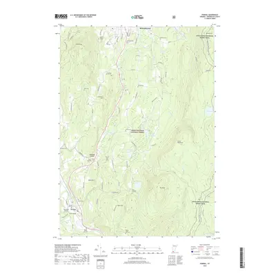 2018 Map of Pownal, 2018 Print
