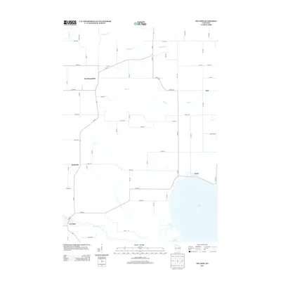2013 Map of Poy Sippi, 2013 Print