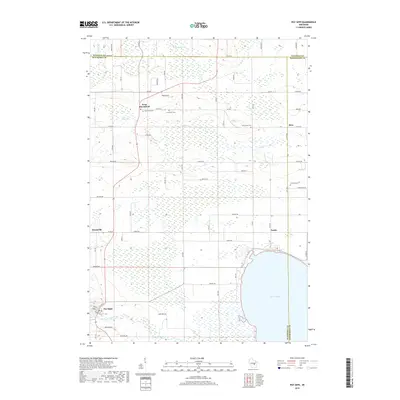 2018 Map of Poy Sippi, 2018 Print