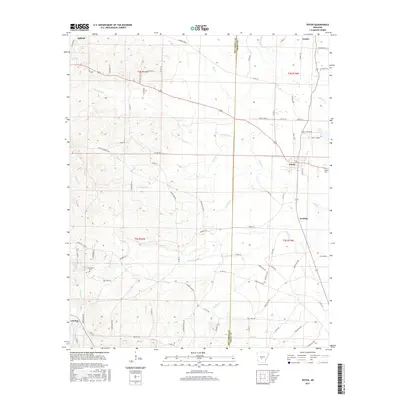 2017 Map of Poyen, 2017 Print