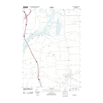 2010 Map of Poynette, 2010 Print