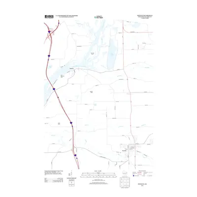 2013 Map of Poynette, 2013 Print