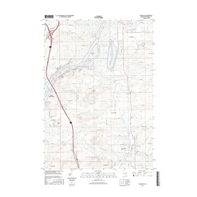 2016 Map of Poynette, 2016 Print