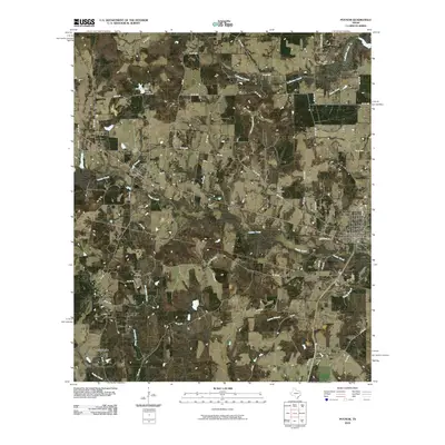 2010 Map of Poynor, 2010 Print