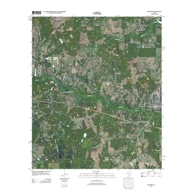 2012 Map of Poynor, 2012 Print