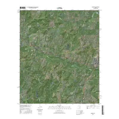 2016 Map of Poynor, 2016 Print