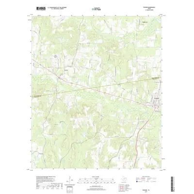 2019 Map of Poynor, 2019 Print