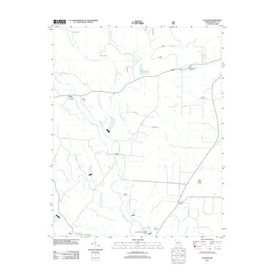 2011 Map of Poynor, 2011 Print