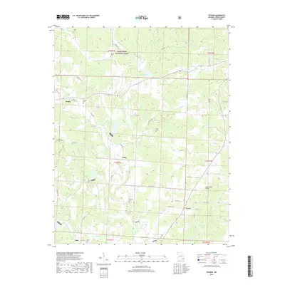 2017 Map of Poynor, 2017 Print