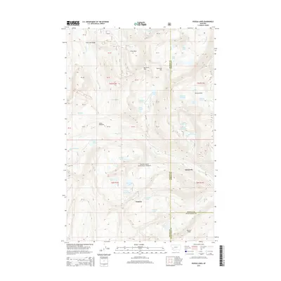 2014 Map of Pozega Lakes, 2014 Print