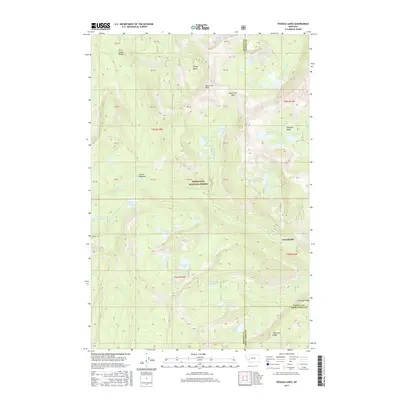 2017 Map of Pozega Lakes, 2017 Print