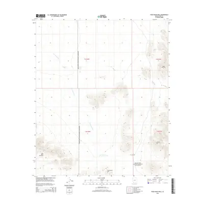 2014 Map of Pozo Nuevo Well, 2014 Print