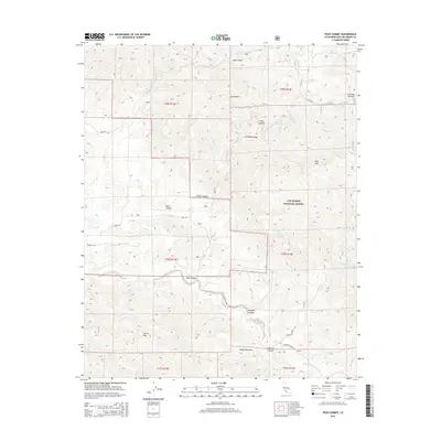 2015 Map of Pozo Summit, 2015 Print